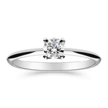 Silván Solitaire timanttisormus 0,30ct, 14K valkokultaa, Silván vihkisormukset