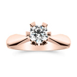 Silván Solitaire timanttisormus 0,70ct, 14K rosekultaa, Silván vihkisormukset
