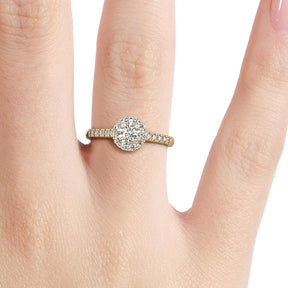 Silván Lauriel diamond ring 0,33ct, 14K yellow gold, Silván wedding rings