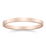 Silván kihlasormus 2mm flakka, 14K rosekultaa, Silván kihlasormukset