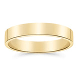 Silván kihlasormus 4mm flakka, 14K keltakultaa, Silván kihlasormukset - Silván - Laatukoru