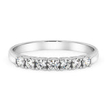 Silván timanttisormus 0,14ct, 14K valkokultaa, Silván vihkisormukset