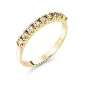 Silván Majlis diamond ring 0,18ct, 14K yellow gold, Silván wedding rings