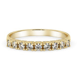 Silván timanttisormus 0,18ct, 14K keltakultaa, Silván vihkisormukset