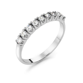 Silván Majlis diamond ring 0,18ct, 14K white gold, Silván wedding rings