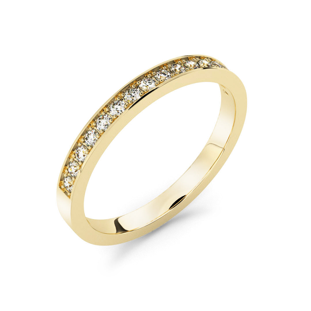 Silván Ariel Diamond Ring 0,16ct, Yellow Gold, Silván Engagement Rings