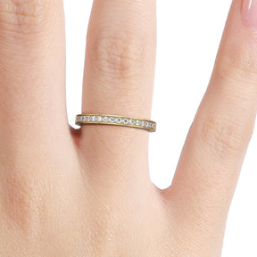 Silván Ariel Diamond Ring 0,16ct, Yellow Gold, Silván Engagement Rings