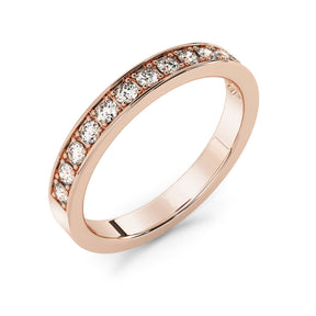 Silván diamond ring 0,30ct, 14K rose gold, Silván wedding rings