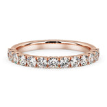 Silván timanttisormus 0,39ct, 14K rosekultaa, Silván vihkisormukset