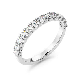 Silván diamond ring 0,39ct, 14K white gold, Silván wedding rings