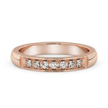 Silván timanttisormus 0,07ct, 14K rosekultaa, Silván vihkisormukset