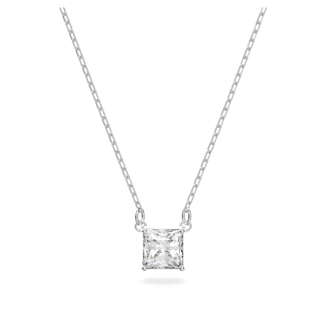 Swarovski deals silver necklace