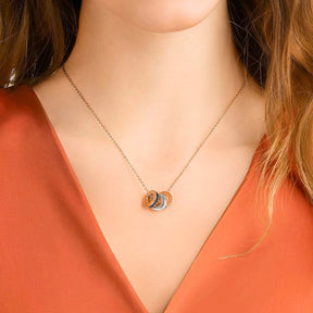 Swarovski Hint crystal pendant, rose gold, 5353666