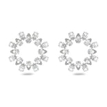 Swarovski Millenia Circle korvakorut, vaalea