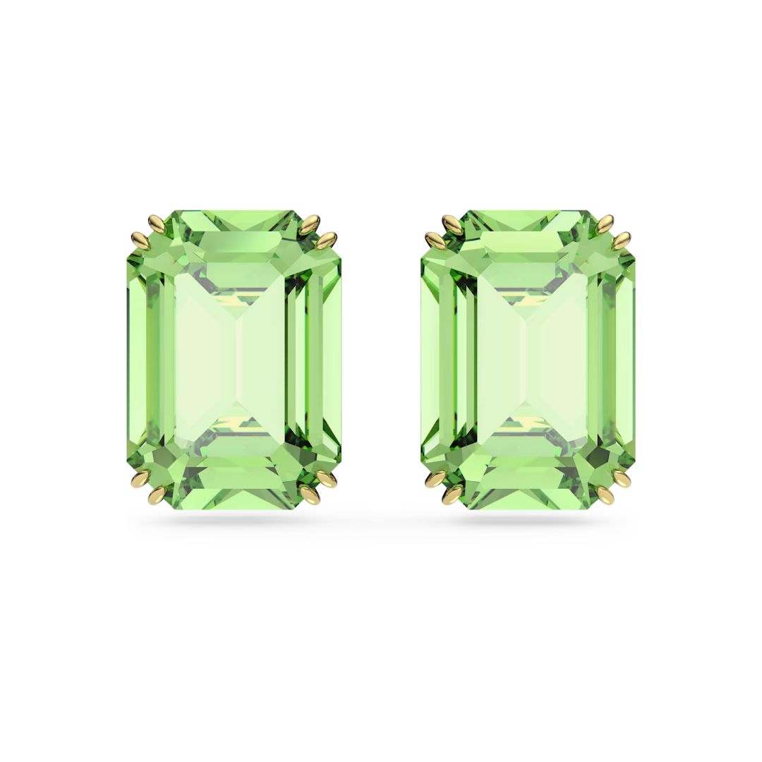 Swarovski Millenia korvakorut vihreällä kristallilla