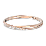 Swarovski Twist kristallirannekoru, ruusukullan värinen