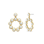 TI SENTO Milano korvakorut, kullattu hopea ja kristalli, 7905YP