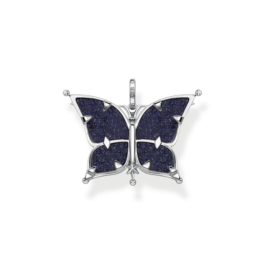 Thomas Sabo Butterfly Star & Moon riipus, hopeaa, PE929-945-7