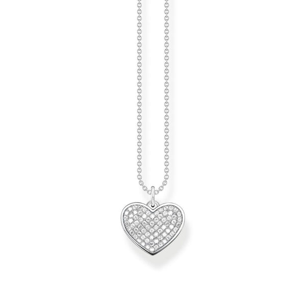 Thomas Sabo Locket Heart Silver Gold Plated Rose Gold Necklace with Pendant  of Length 38-42cm - Turriff Jewellers