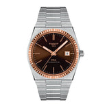Tissot PRX Powermatic 80 terästä ja 18K ruusukultaa T9314074129100, miesten rannekello