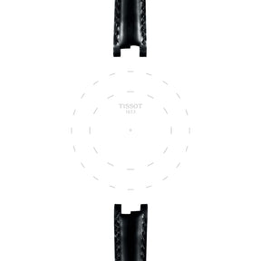 Tissot ranneke, 12 mm, musta nahka, T852036538