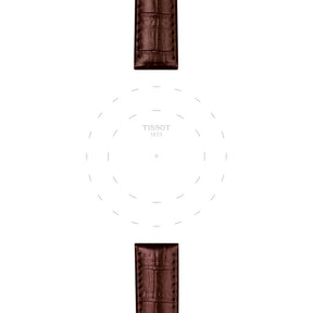 Tissot ranneke, 15 mm, ruskea nahka, T852043042