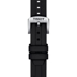 Tissot ranneke, 18 mm, musta silikoni, T852047455