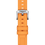 Tissot ranneke, 18 mm, oranssi silikoni, T852047452