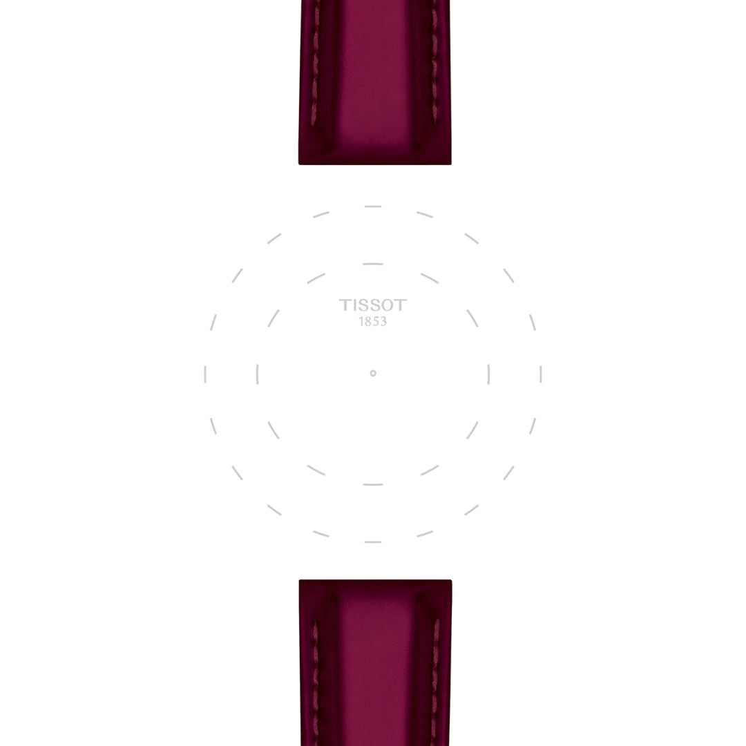 Tissot ranneke, 18 mm, viininpunainen, T852048152