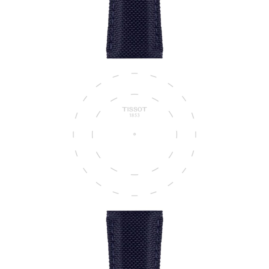 Tissot ranneke, 21 mm, sininen kangas, T852048185
