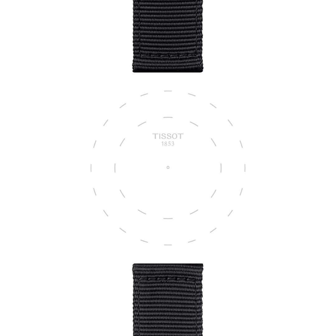 Tissot ranneke, 22 mm, musta kangas, T852046769