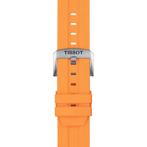 Tissot ranneke, 22 mm, oranssi silikoni, T852047918
