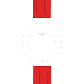 Tissot ranneke, 22 mm, punainen silikoni, T852047920