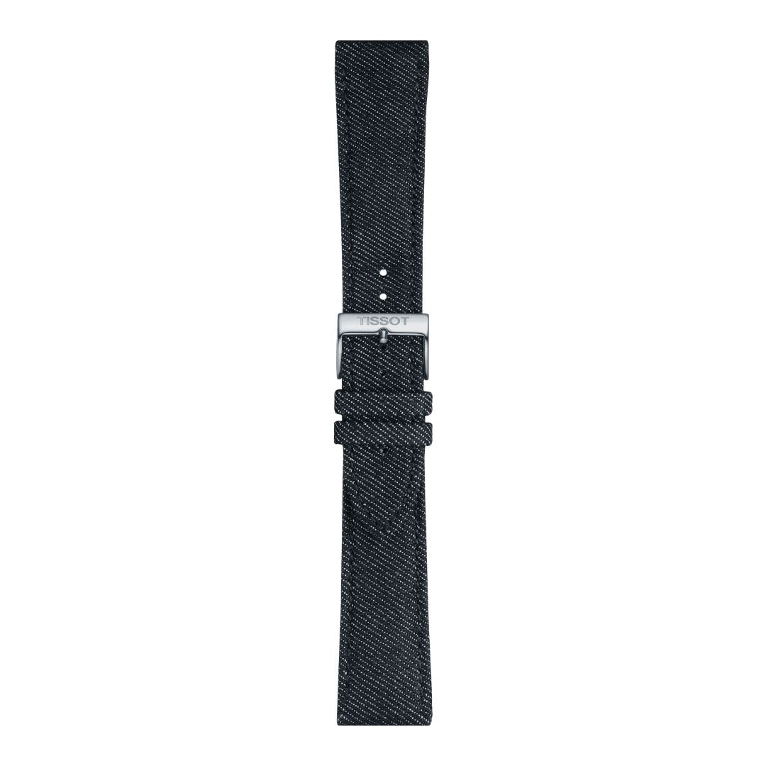 Tissot ranneke, 22 mm, tummansininen kangas, T852046779