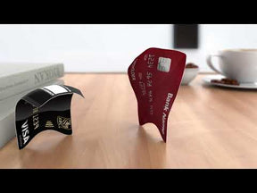 C-Secure security wallet / credit card holder, cognac brown leather