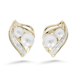 Silván timanttikorvakorut 0,015ct helmillä, 14K keltakultaa, Silván timanttikorut - Silván - Laatukoru