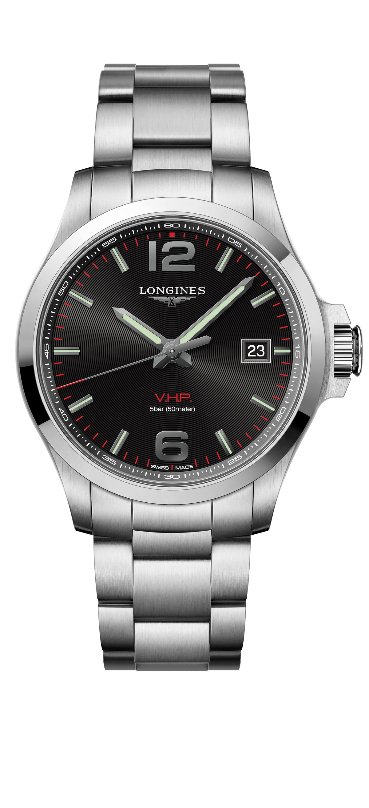 Longines L3.726.4.56.6 Conquest V.H.P. rannekello - Longines - Laatukoru