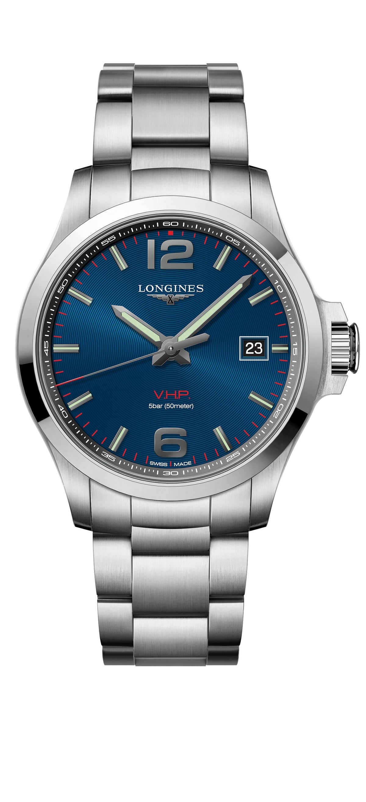 Longines L3.726.4.76.6 Conquest V.H.P. rannekello - Longines - Laatukoru