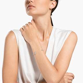 Swarovski Pénelope Cruz Moonsun Cuff, kristallirannekoru, kirkas 5508443 - Swarovski - Laatukoru