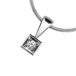 Silván timanttiriipus 0,05ct, 14K valkokultaa, Silván timanttikorut - Silván - Laatukoru