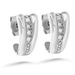 Silván timanttikorvakorut 0,10ct, 14K valkokultaa, Silván timanttikorut - Silván - Laatukoru