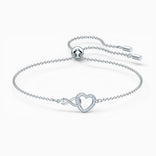Swarovski Infinity Heart kristallirannekoru, valkoinen - Swarovski - Laatukoru