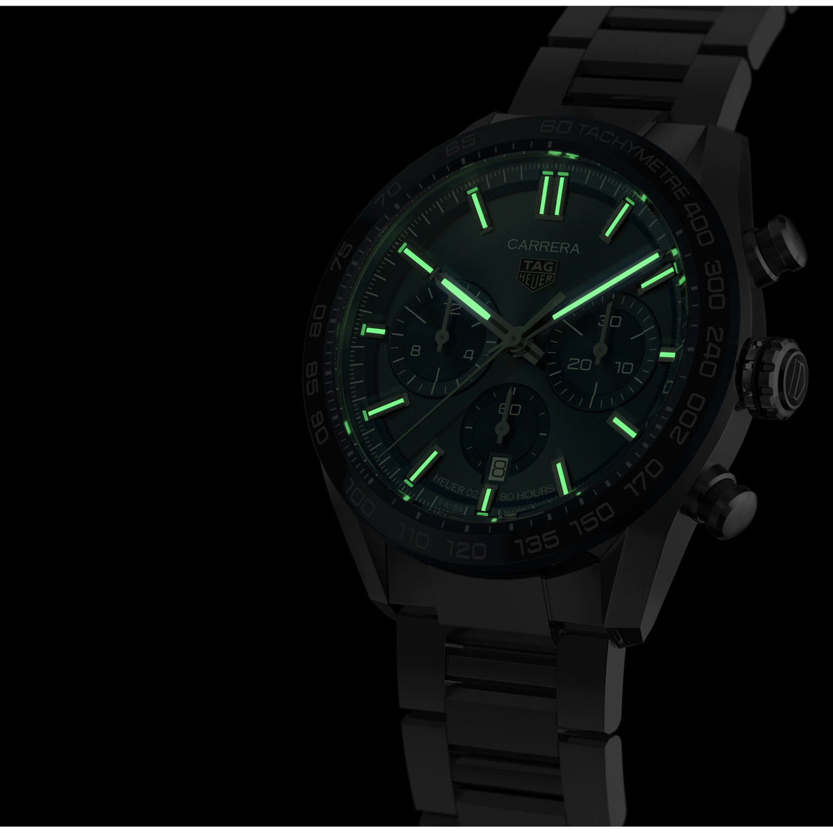 TAG Heuer Carrera Calibre 02 Automatic Chronograph, miesten rannekello CBN2A1A.BA0643 - TAG Heuer - Laatukoru