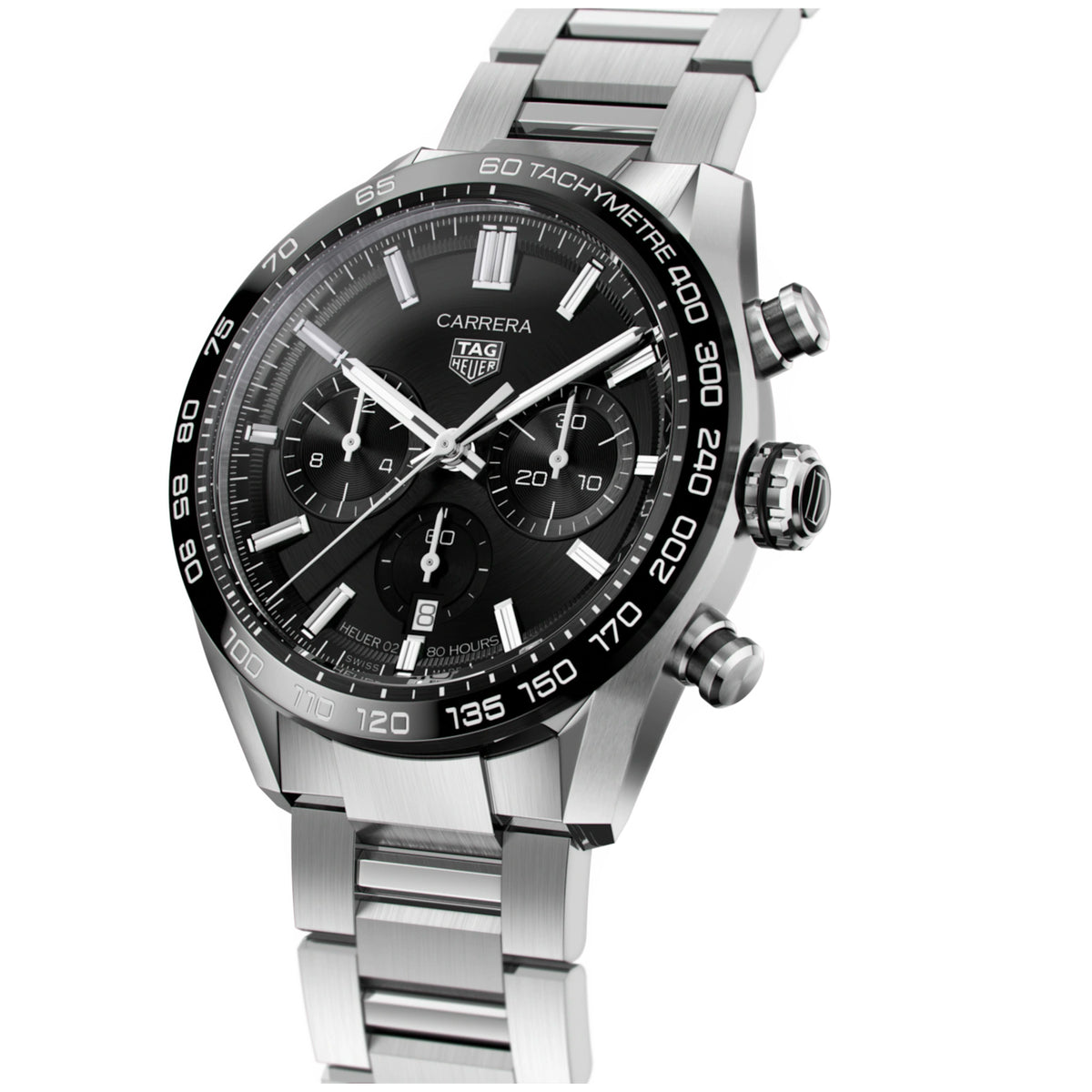 TAG Heuer Carrera Calibre 02 Automatic Chronograph, miesten rannekello CBN2A1B.BA0643 - TAG Heuer - Laatukoru