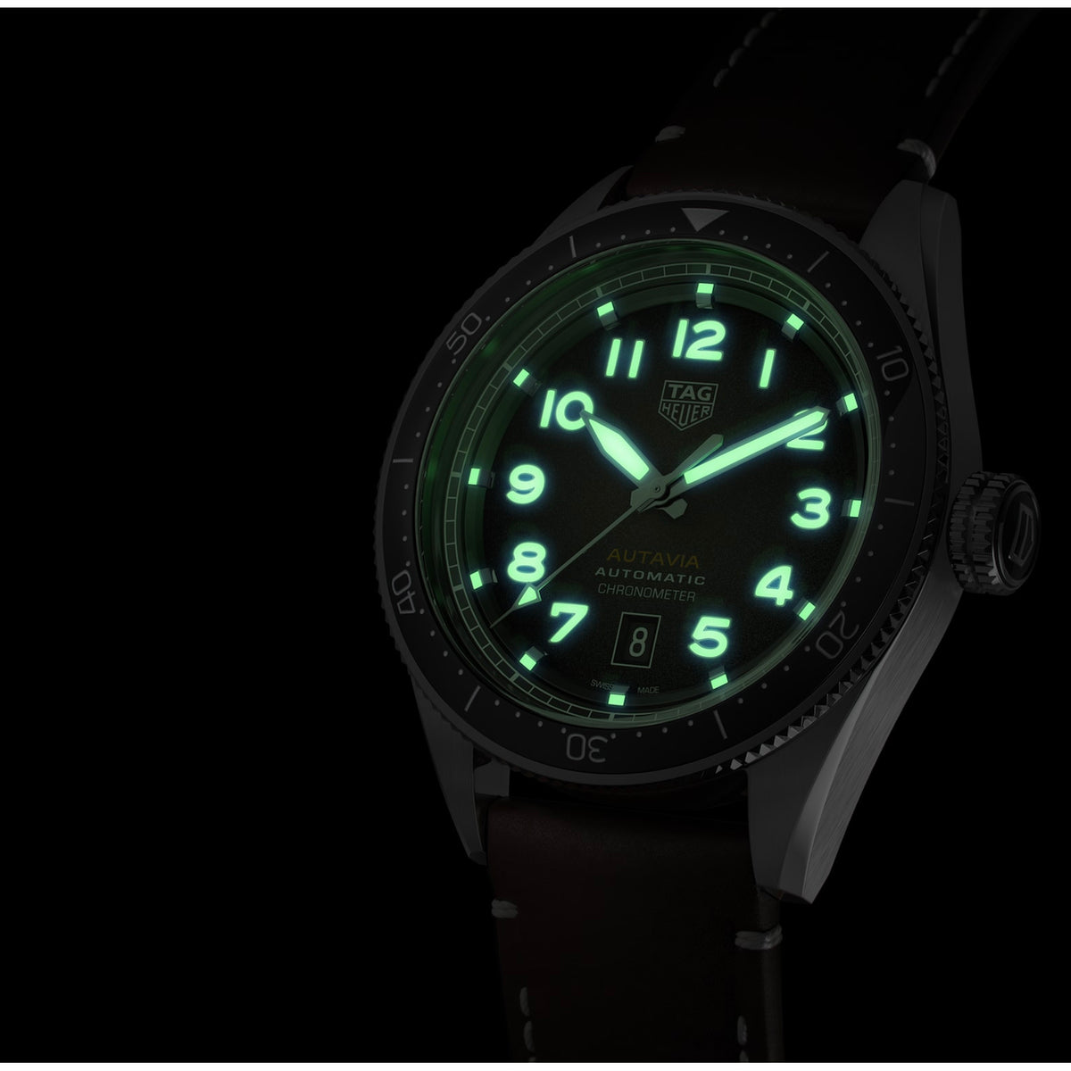 TAG Heuer Autavia Heritage Calibre 5, miesten rannekello WBE5114.FC8266 - TAG Heuer - Laatukoru