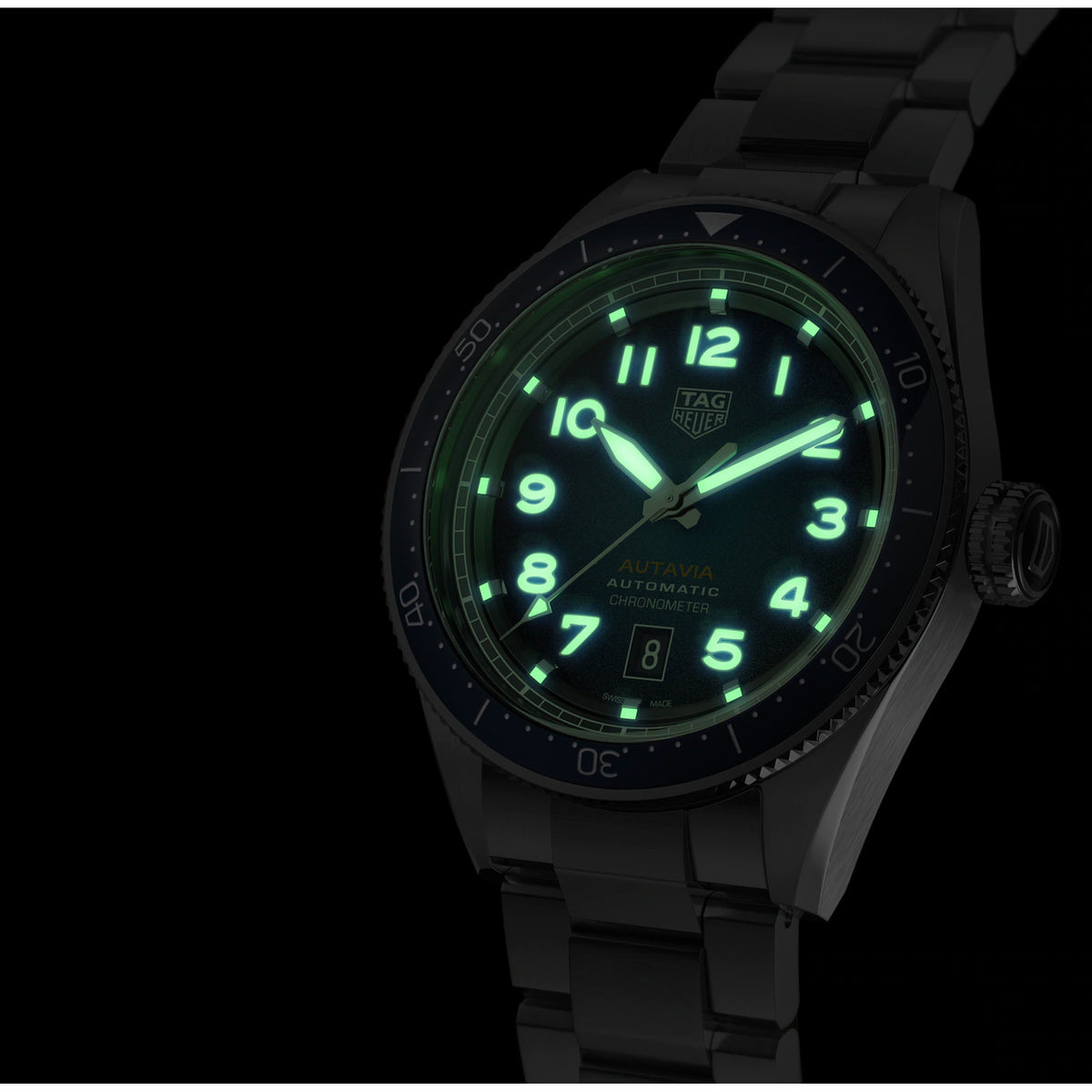 TAG Heuer Autavia Calibre 5, miesten rannekello WBE5116.EB0173 - TAG Heuer - Laatukoru