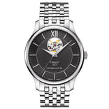 Tissot Tradition Powermatic 80 Open Heart T063.907.11.058.00, miesten rannekello - Tissot - Laatukoru
