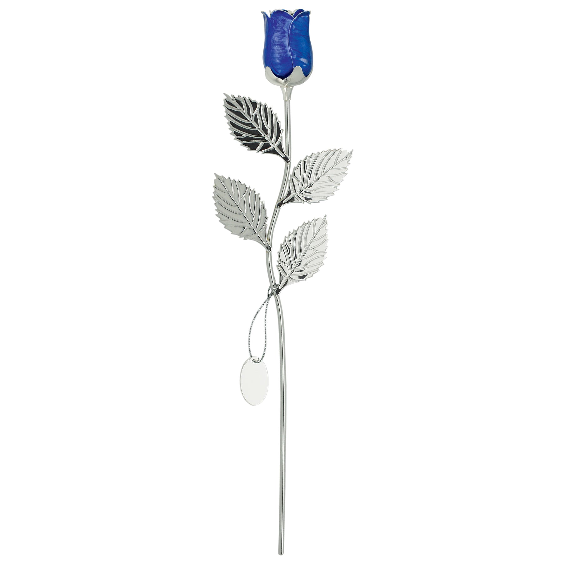 Juhlaruusu kaiverruslaatalla, sininen, 32 cm - Laatukoru - Laatukoru